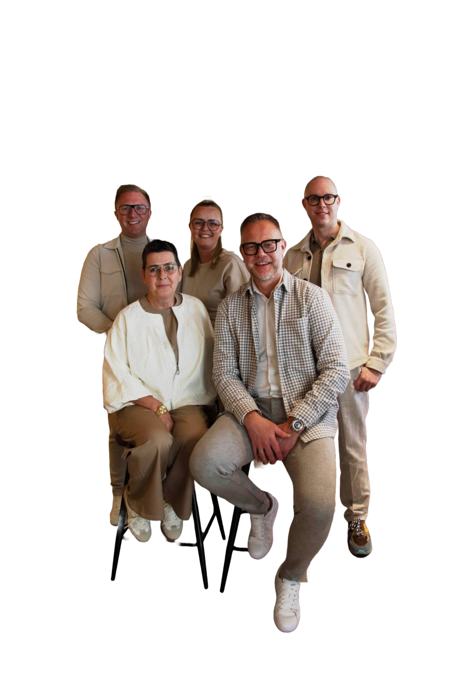 Teamfoto van VeluweOptiek